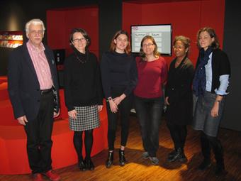 Ms Michaela Christmann and Ms Rindra Rakotomanan, German-Franch Youth Office(DFJW), Paris,  visit Hochschule Düsseldorf